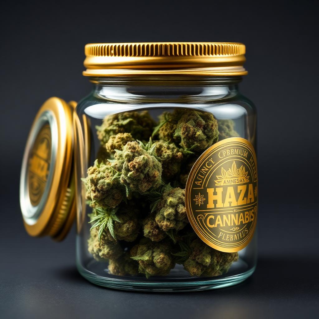 Amnesia Haze Flower 3.5g – Premium Sativa Jar