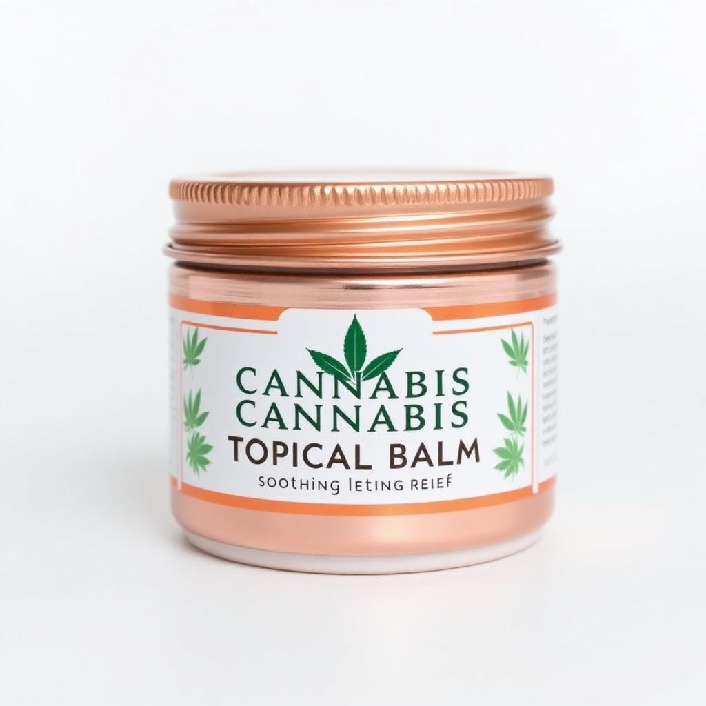 Topical Relief Balm 500mg – Rose Gold Tin