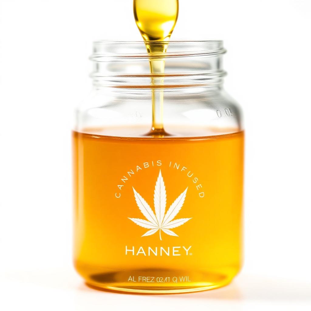 Infused Honey Jar 250mg – Organic Wildflower