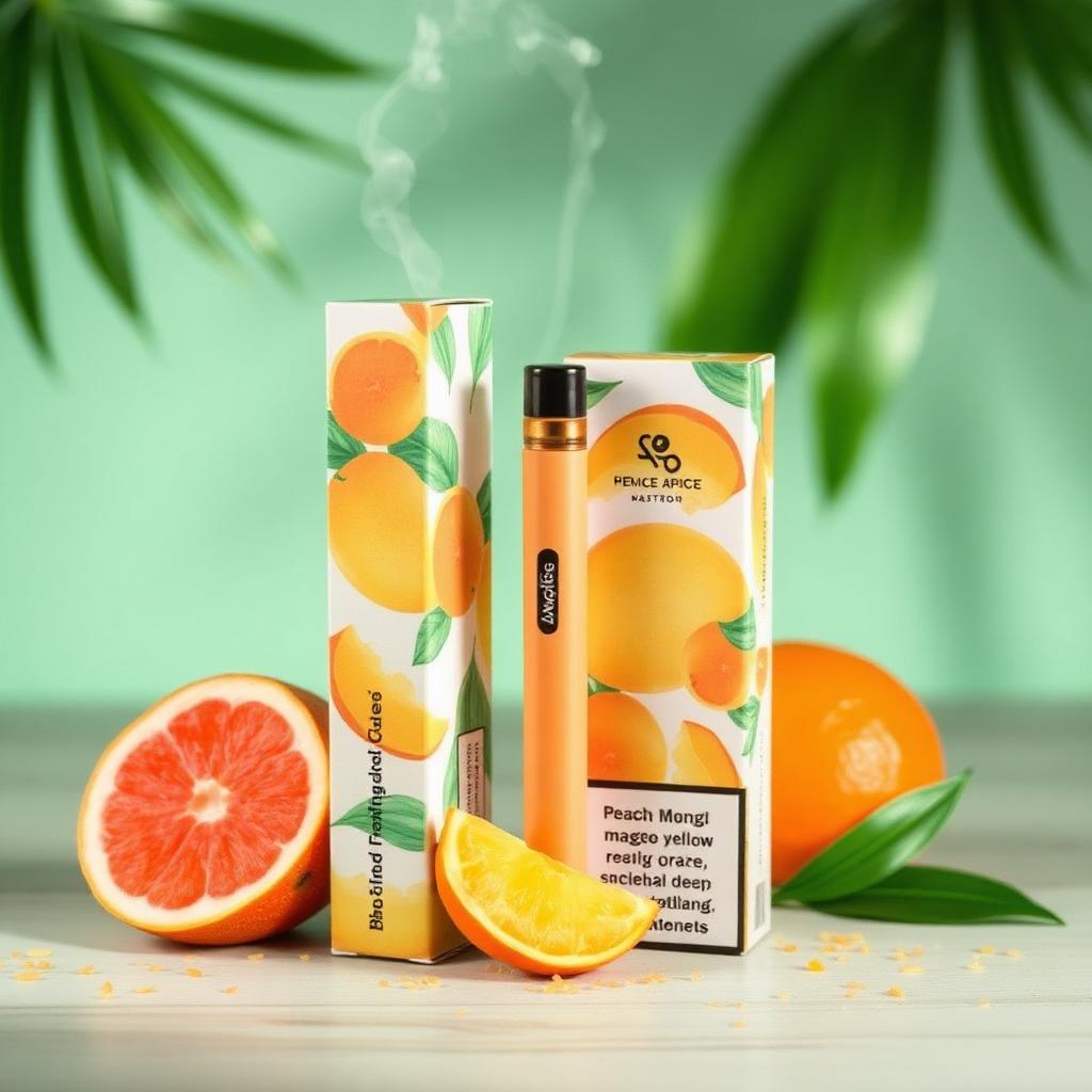 Cloud Bar 8000 Puffs – Peach Mango