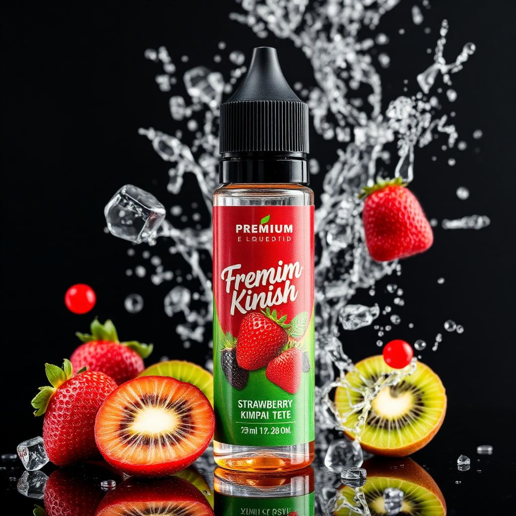 Strawberry Kiwi 50mg 30ml – Premium Salt
